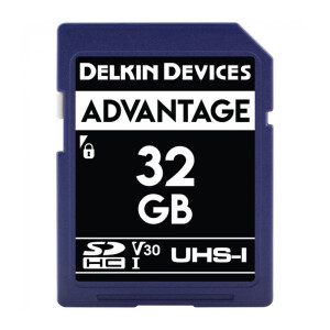 Delkin Devices Advantage SDHC 32GB 633X UHS-I Class 10 V30 карта памяти