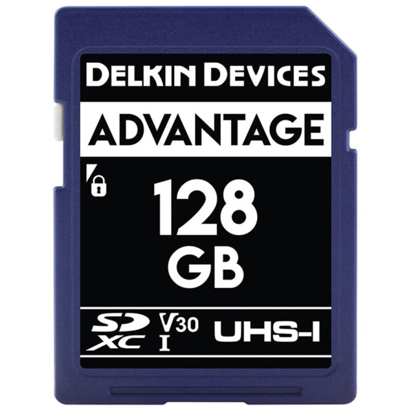Delkin Devices Advantage SDXC 128GB 633X UHS-I Class 10 V30 карта памяти