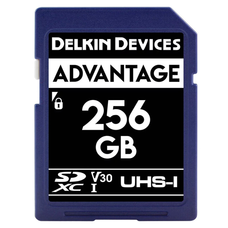 Delkin Devices Advantage SDXC 256GB 633X UHS-I Class 10 V30 карта памяти