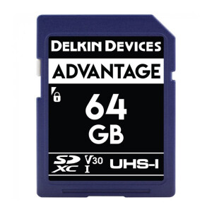 Delkin Devices Advantage SDXC 64GB 633X UHS-I Class 10 V30 карта памяти