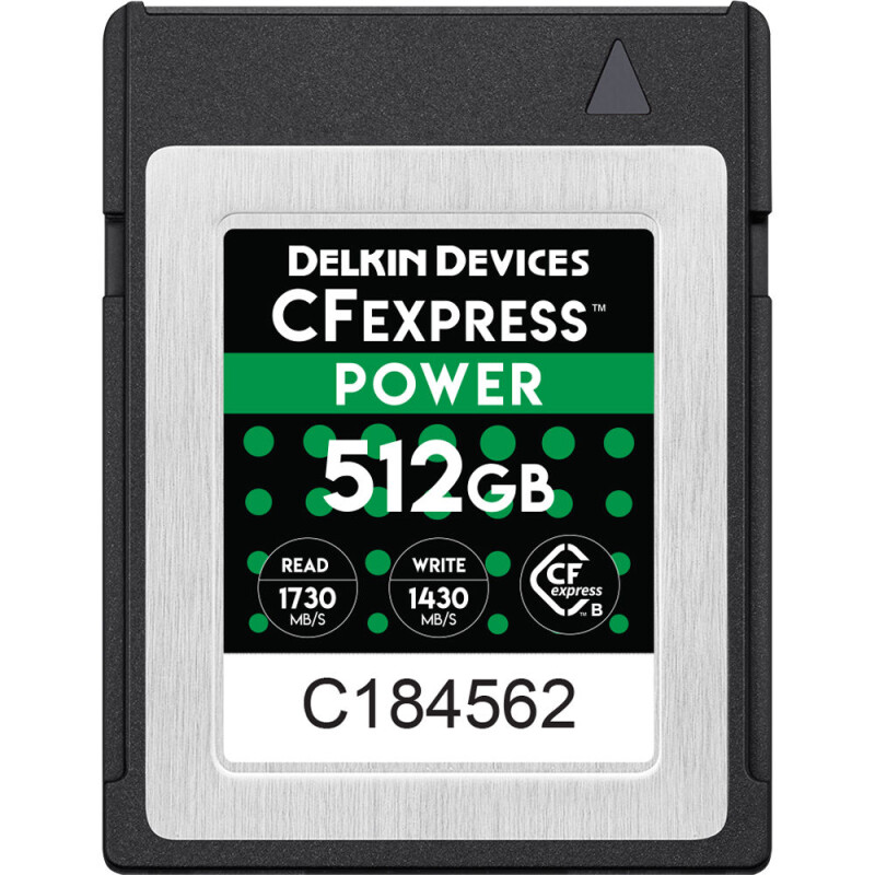 Delkin Devices Power CFexpress Type B 512GB карта памяти