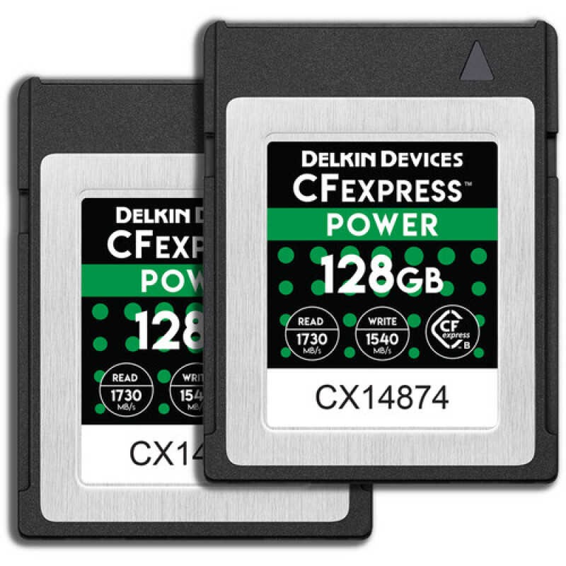 Delkin Devices Power CFexpress Type B Card Bundle 2x 128GB комплект
