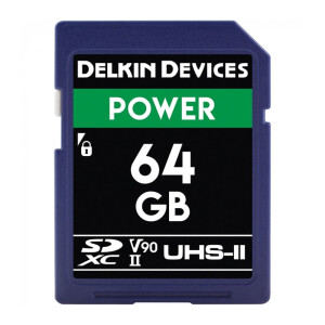 Delkin Devices Power SDXC 64GB 2000X UHS-II Class 10 V90 карта памяти