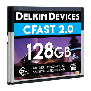 Delkin Devices Premium CFast 2.0 128GB 560X VPG 130 карта памяти