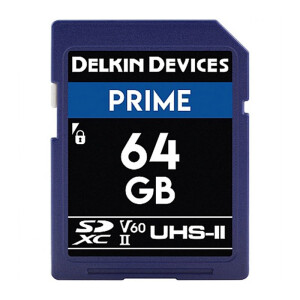 Delkin Devices Prime SDXC 64GB UHS-II V60 карта памяти