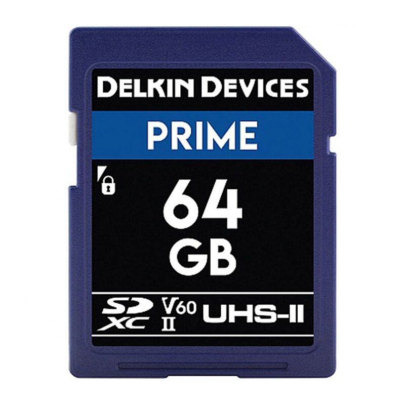 Delkin Devices Prime SDXC 64GB UHS-II V60 карта памяти