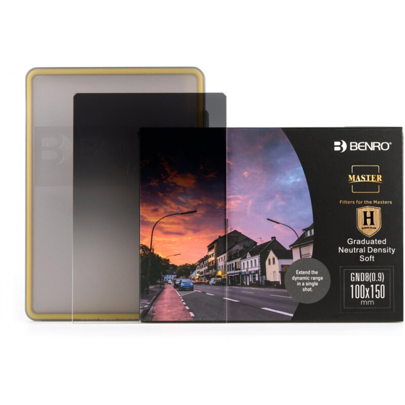 Benro Master Series Soft-edged graduated ND GND8 (0.9) светофильтр градиентный 100х150 мм