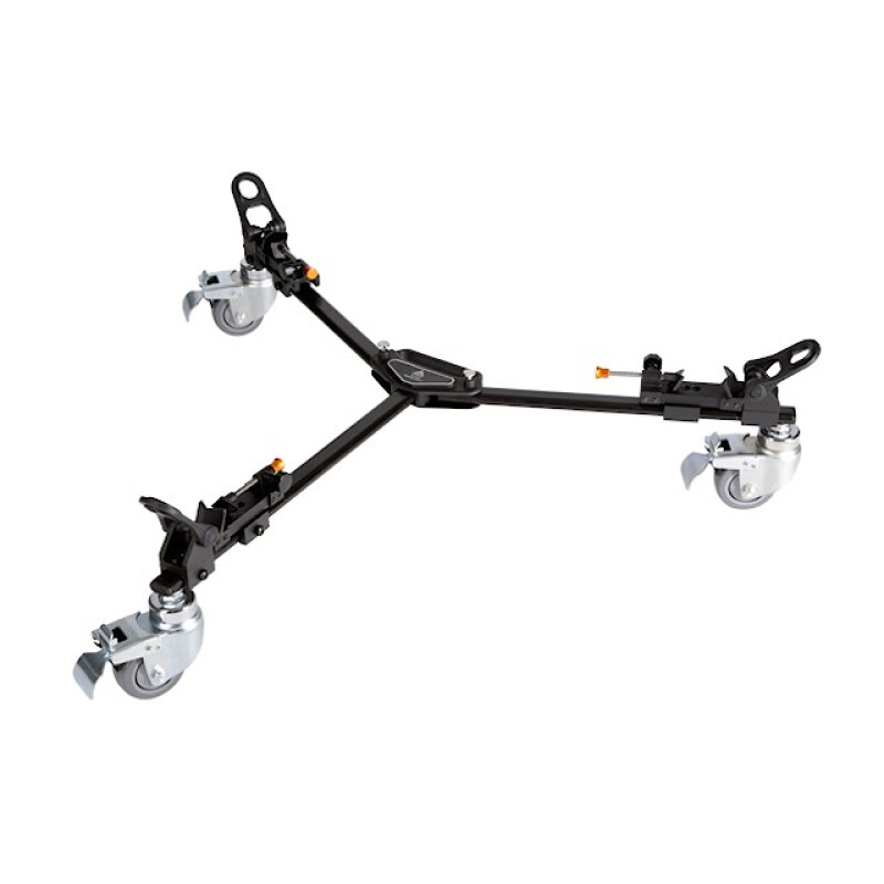 E-IMAGE EI7004B Dolly w/cable guard-Adjustable тележка для видеоштатива на колесах