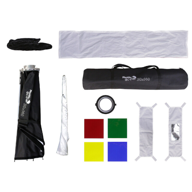 Phottix 83727 G-Capsule Softbox 12"x55" многофунциольный софтбокс 30х140 см