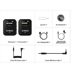 SYNCO G2(A1) беспроводная микрофонная система 2,4 ГГц (1 передатчик)