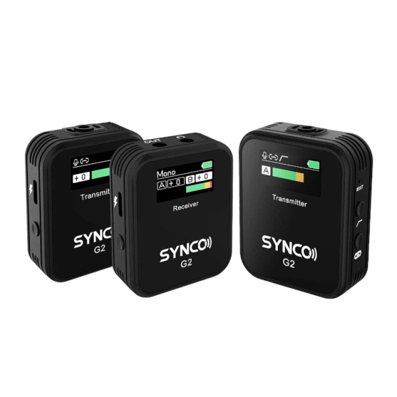 SYNCO G2(A2) беспроводная микрофонная система 2,4 ГГц (2 передатчика)