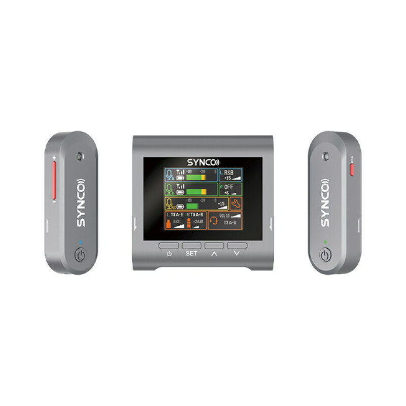 SYNCO G3 беспроводная микрофонная система 2,4 ГГц c внутренней записью (2 передатчика)