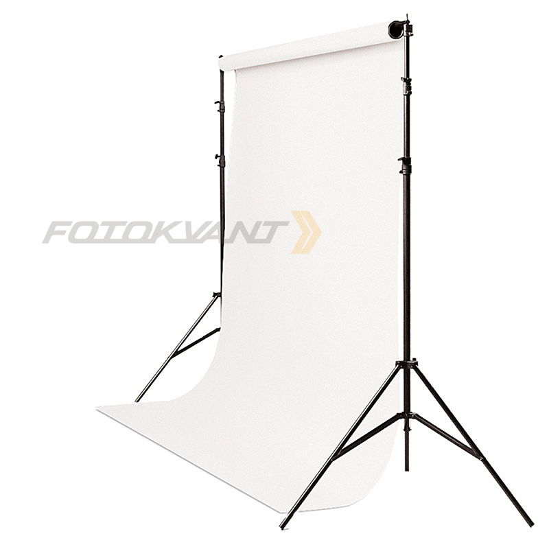 Fotokvant V-2117W KIT ворота 2,1х1,7 м с белым фоном 1.35х10 м и клипсами