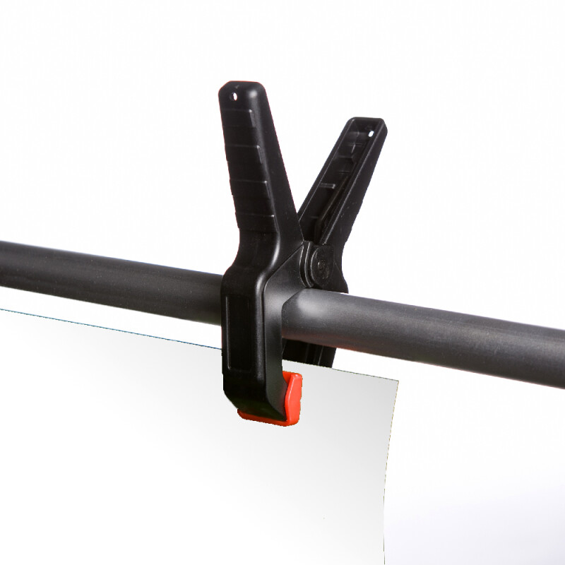 Fotokvant V-2117W KIT ворота 2,1х1,7 м с белым фоном 1.35х10 м и клипсами