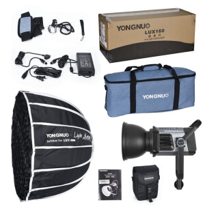 Yongnuo LUX 160 3200-5600K (V-mount) KIT светодиодный осветитель