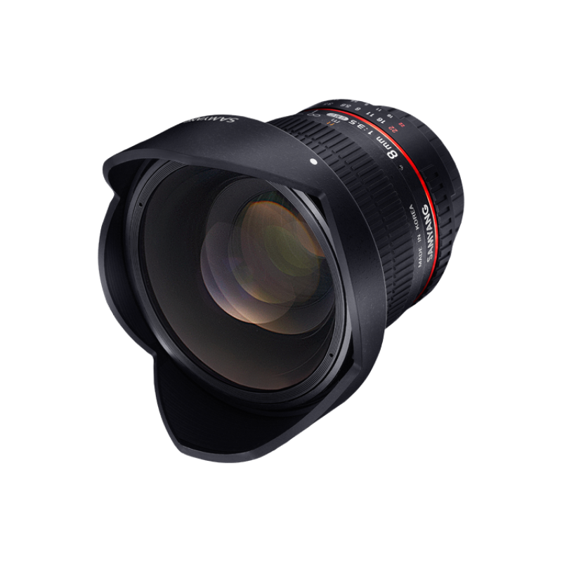 Samyang 8mm f/3.5 Fisheye APS-C AE Nikon (HOOD) (APS-C) объектив