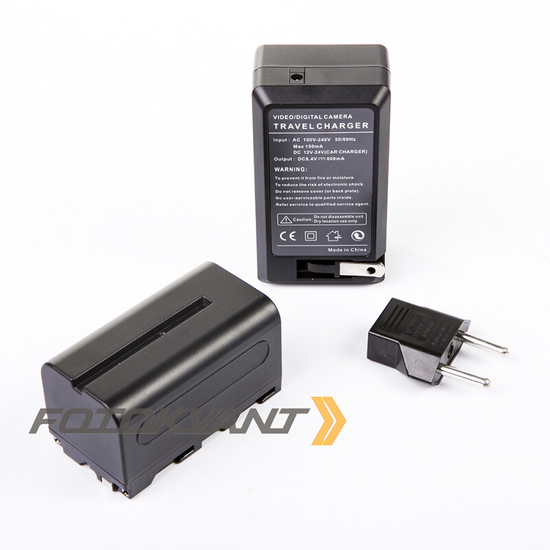 Fotokvant NP-F750/F770+NP-F-CH1 KIT аккумулятор 5200 mAh с зарядным устройством