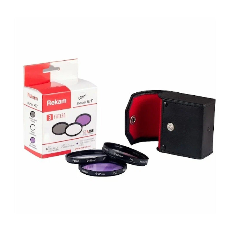 Rekam F SET 62 (Starter KIT UV+CPL+FLD) комплект светофильтров