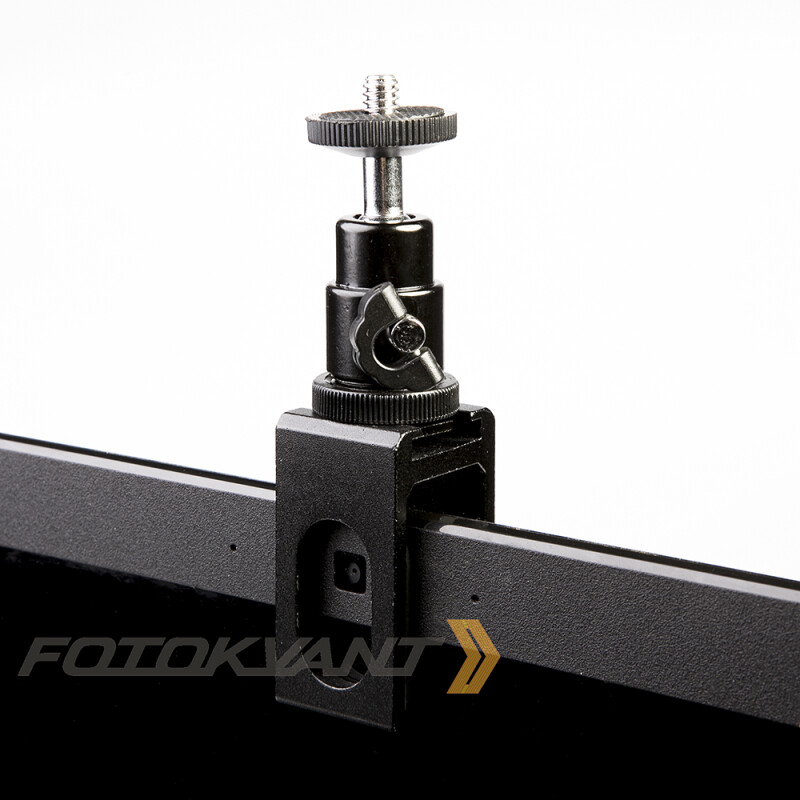 Fotokvant RFLH-37 зажим с головкой для крепления на монитор или смартфон