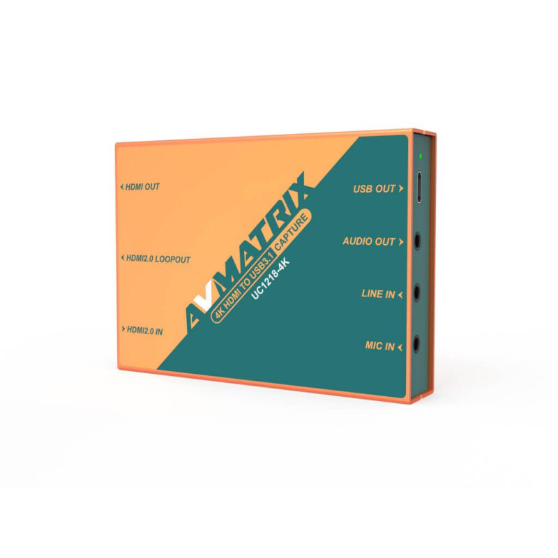 AVMATRIX UC1218-4K HDMI USB устройство видеозахвата