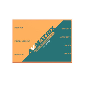 AVMATRIX UC1218-4K HDMI USB устройство видеозахвата
