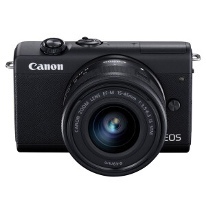 Canon EOS M200 kit EF-M 15-45mm f/3.5-6.3 IS STM беззеркальный фотоаппарат черный