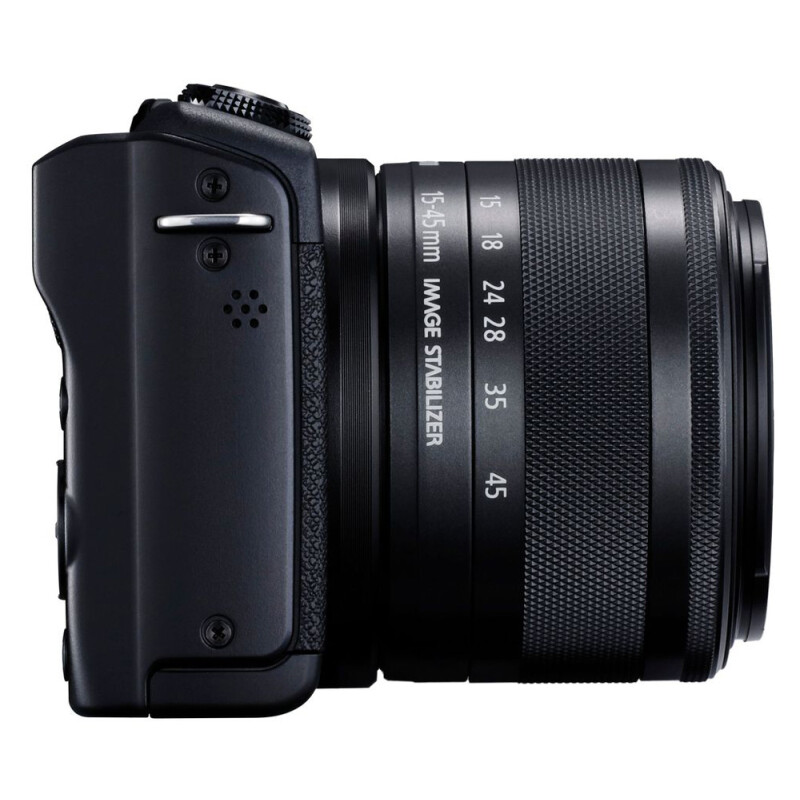 Canon EOS M200 kit EF-M 15-45mm f/3.5-6.3 IS STM беззеркальный фотоаппарат черный