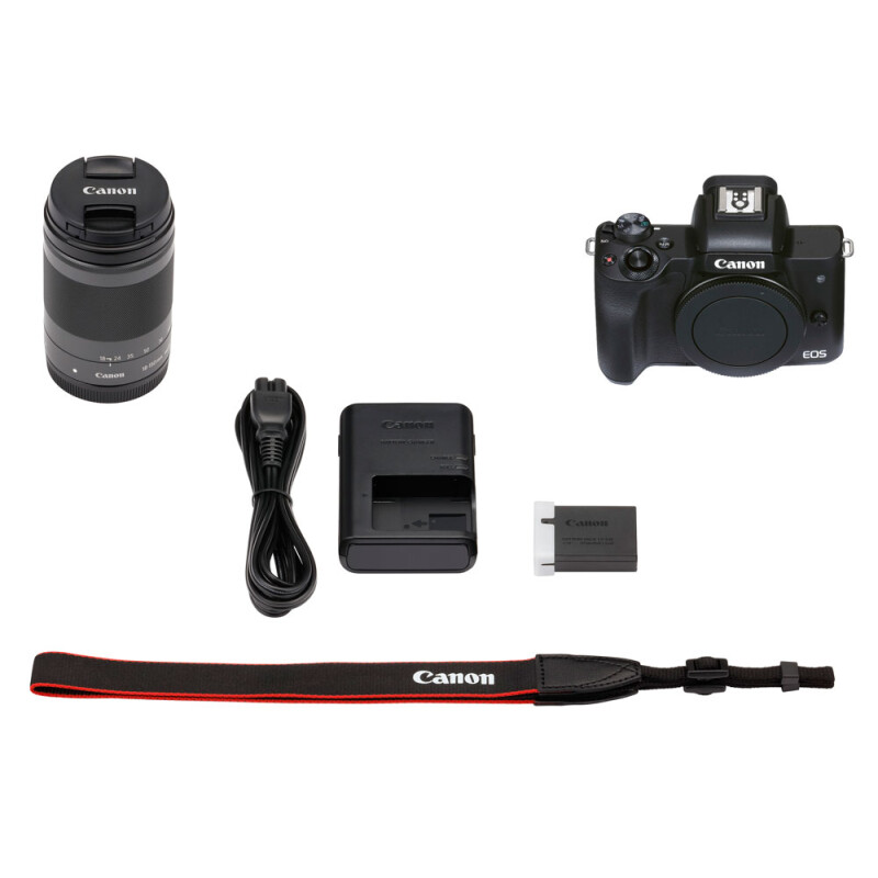 Canon EOS M50 Mark II kit EF-M 18-150mm IS STM беззеркальный фотоаппарат черный