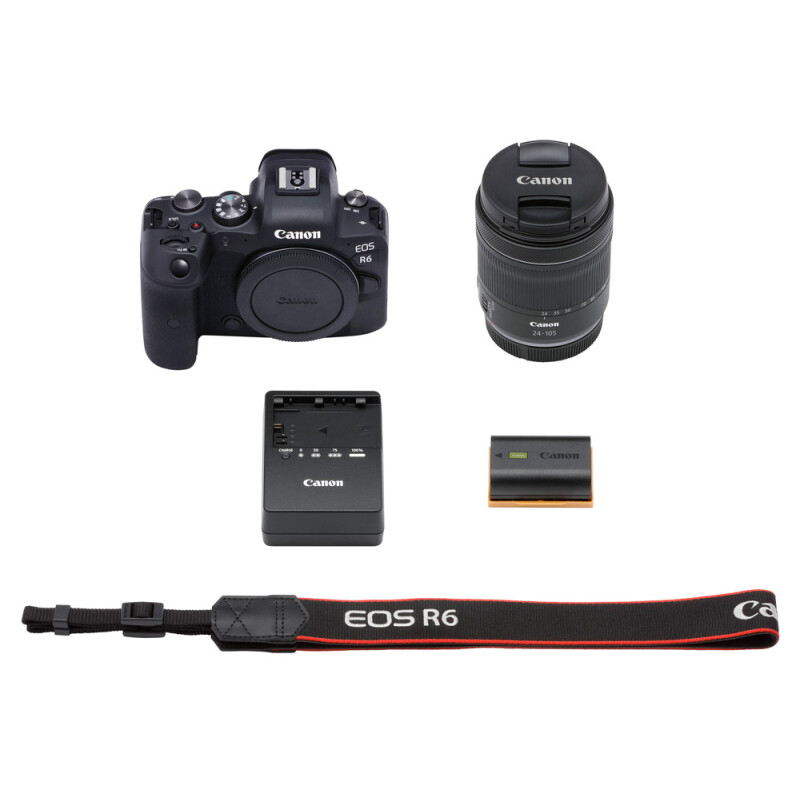 Canon EOS R6 kit RF 24-105mm f/4-7.1 IS STM беззеркальный фотоаппарат