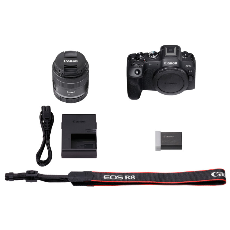 Canon EOS R8 Kit RF 24-50mm f/4.5-6.3 IS STM беззеркальный фотоаппарат