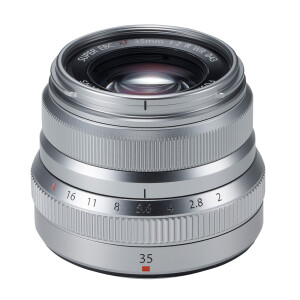 Fujifilm XF 35mm f/2 R WR объектив серебро