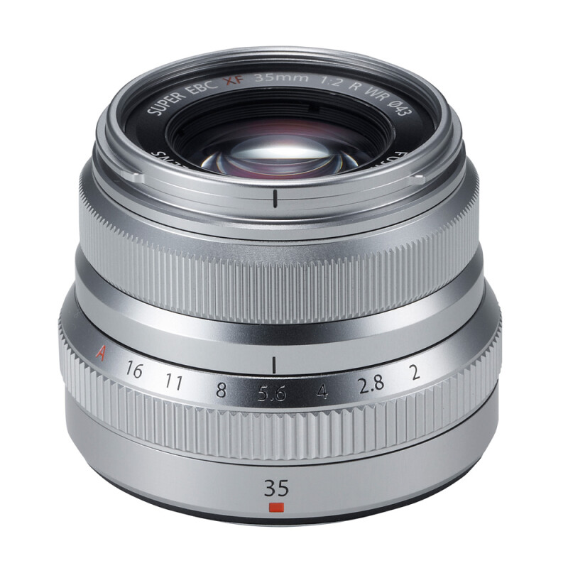 Fujifilm XF 35mm f/2 R WR объектив серебро