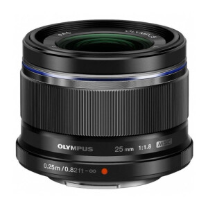 Olympus M.Zuiko Digital 25mm f/1.8 объектив черный