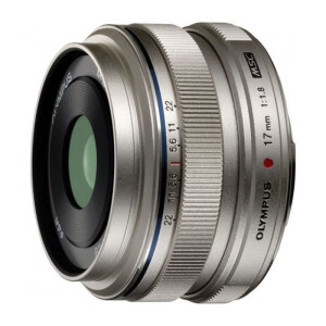 Olympus M.Zuiko Digital ED 17mm f/1.8 объектив серебро