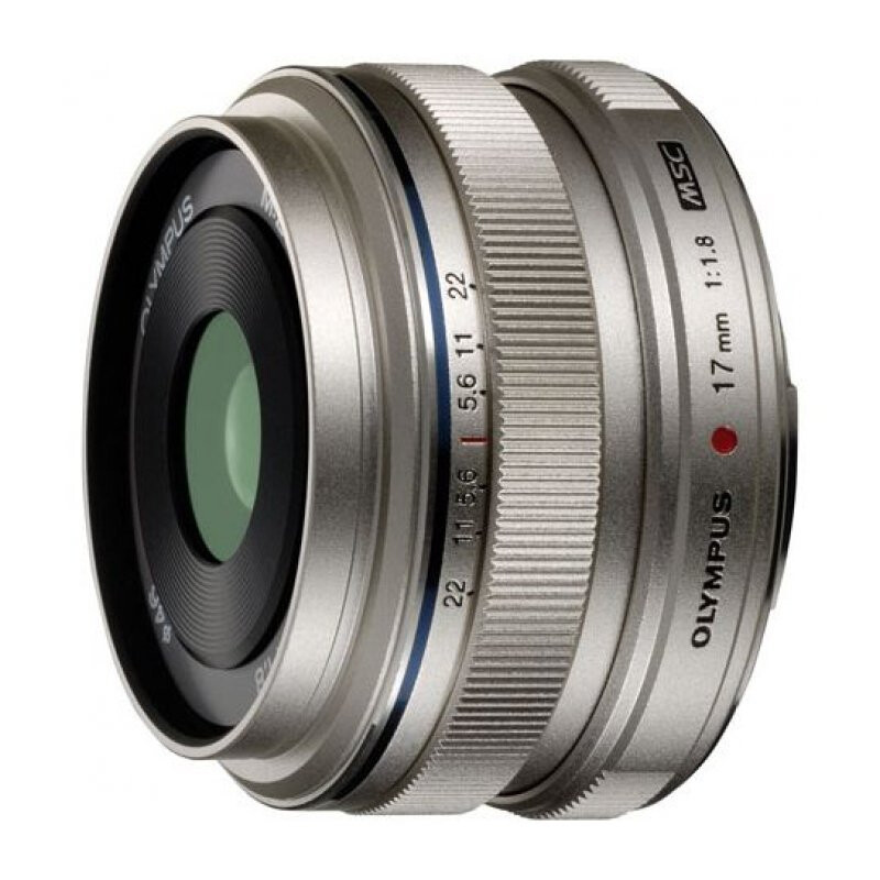 Olympus M.Zuiko Digital ED 17mm f/1.8 объектив серебро