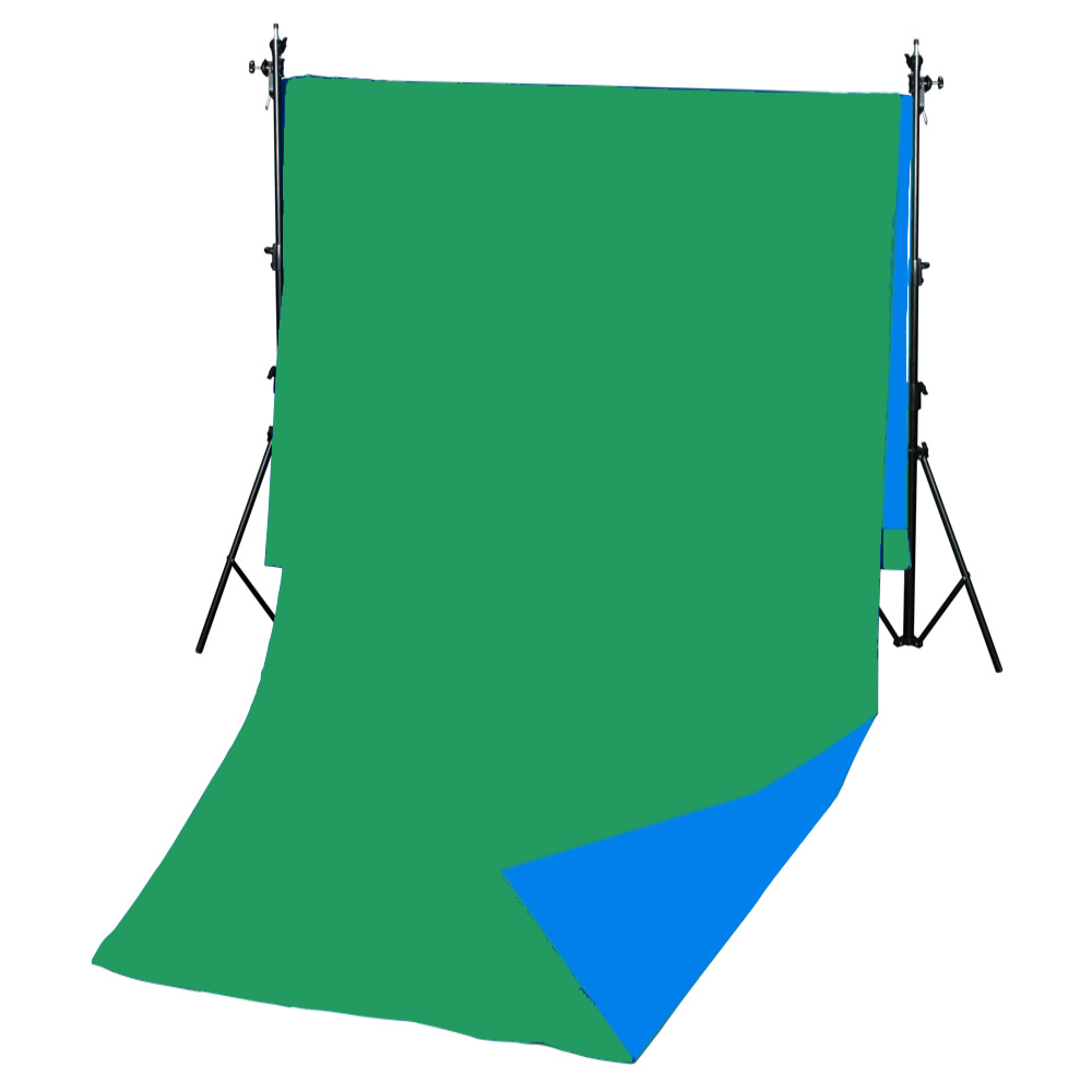 Fotokvant BG-3030-2117 KIT синий и зеленый фон 1,5х2 м система установки 2,1х1,7 м