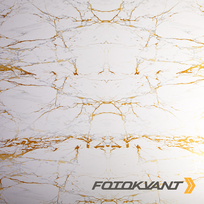 Fotokvant (840286) PBT-6060-MG двусторонний пластиковый фон с текстурой мрамора и мрамора с золотом