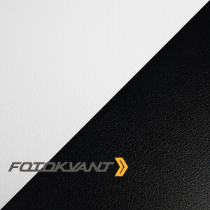 Fotokvant (840467) PBT-6060-BW двусторонний пластиковый фон с текстурой черная кожа и белая кожа