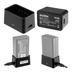 Godox VC26 USB зарядное устройство для аккумулятора V1