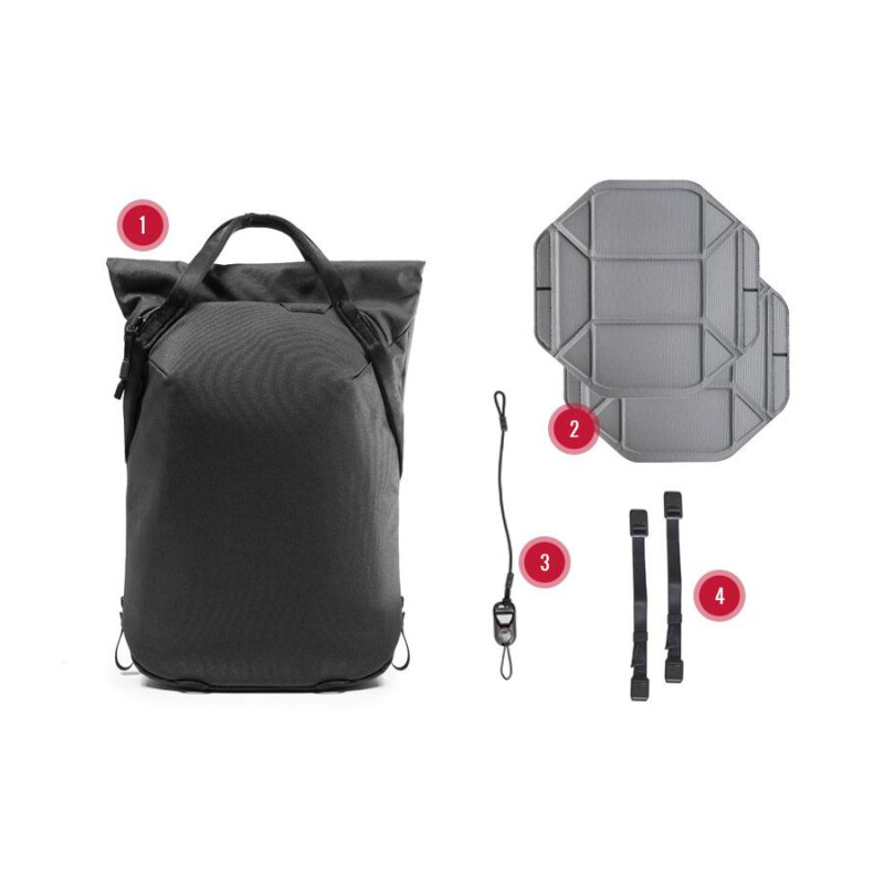Peak Design (BEDTP-20-BK-2) The Everyday Totepack 20L V2.0 Black рюкзак