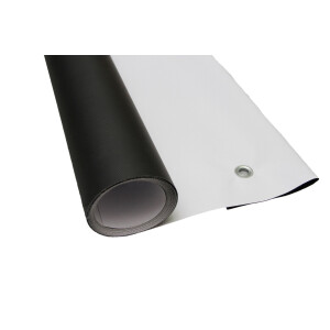 FST 416 фон виниловый черный/белый матовый 1.6x3.4 м