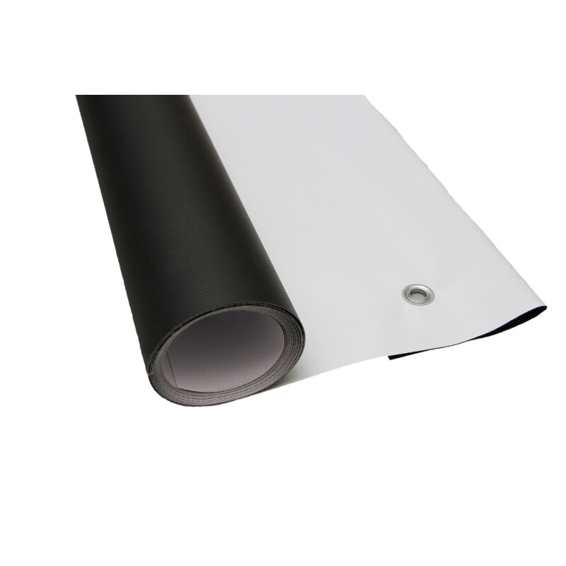 FST 416 фон виниловый черный/белый матовый 1.6x3.4 м