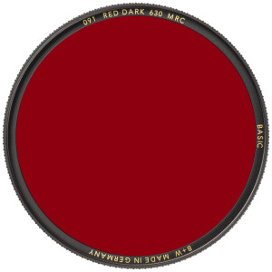 B+W BASIC 091 Red dark MRC 630 77 светофильтр тёмно-красный для черно-белой съемки 77мм