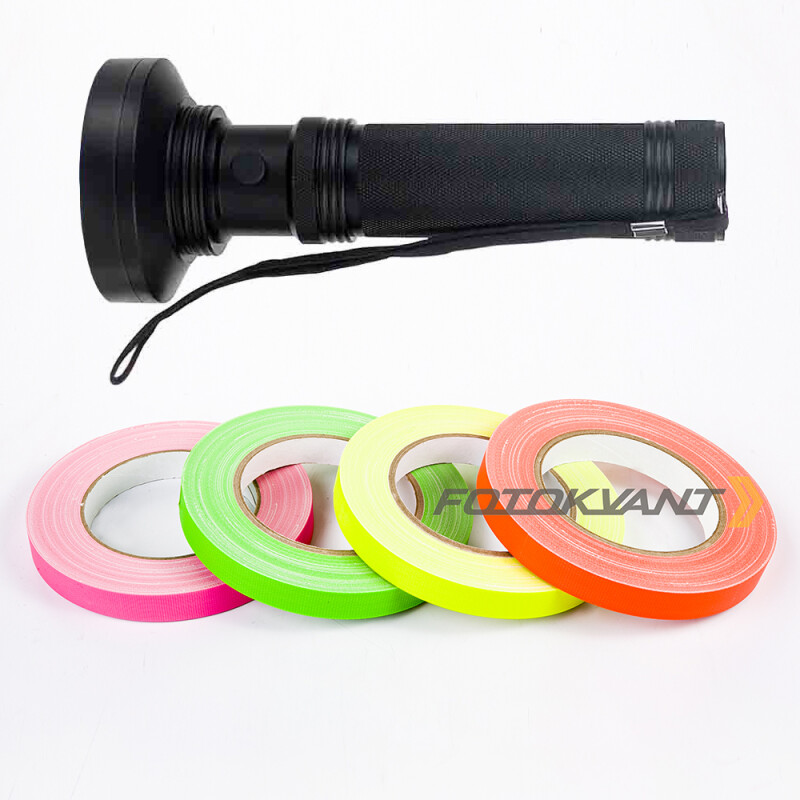Fotokvant GP-1525+LED-100UV KIT комплект из 4 тейпов УФ и УФ-фонарика