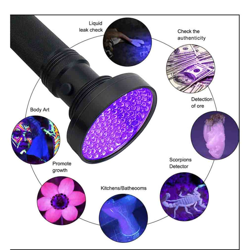 Fotokvant GP-1525+LED-100UV KIT комплект из 4 тейпов УФ и УФ-фонарика