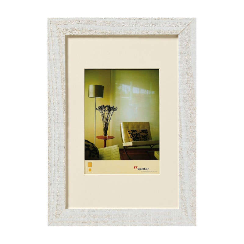 WALTHER HO520V Home фоторамка 15x20/10x15 (паспарту) дерево белое