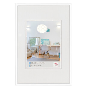 WALTHER KV040W N.Lifestyle пластиковая белая фоторамка 30x40