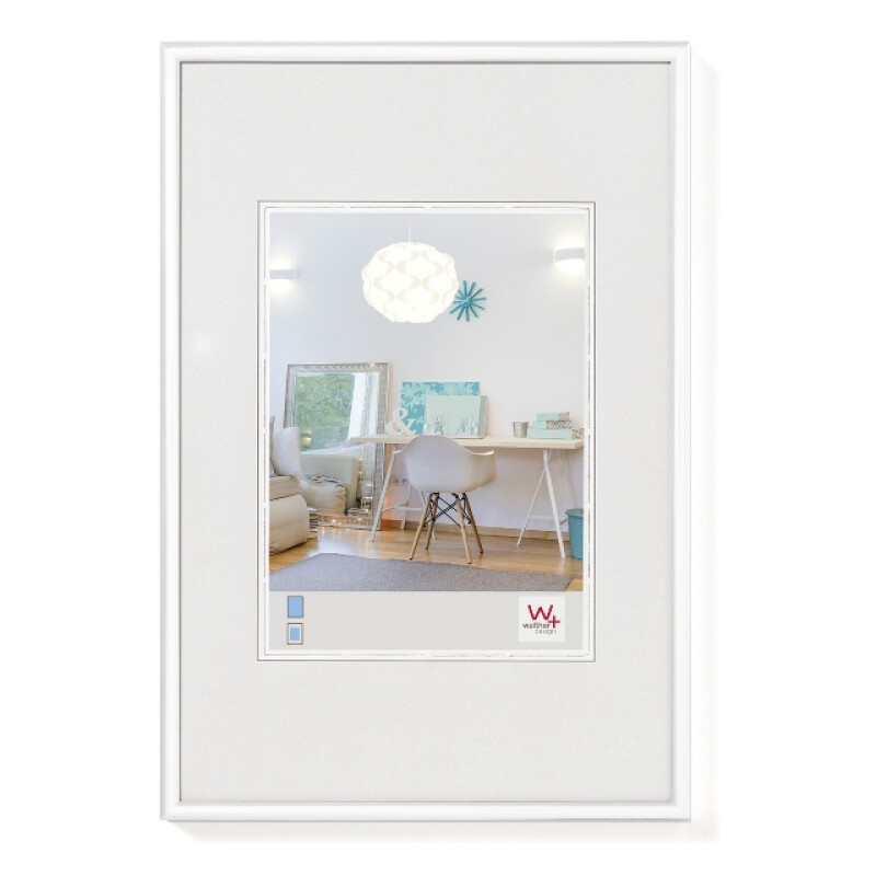 WALTHER KV460W N.Lifestyle пластиковая белая фоторамка 40x60