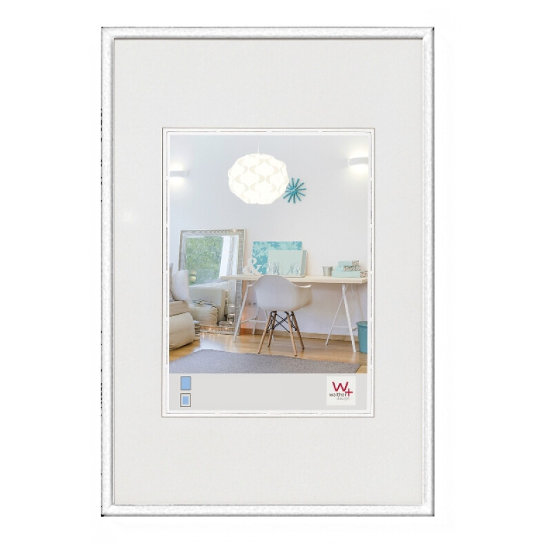 WALTHER KV520S N.Lifestyle пластиковая фоторамка серебрянного цвета 15x20