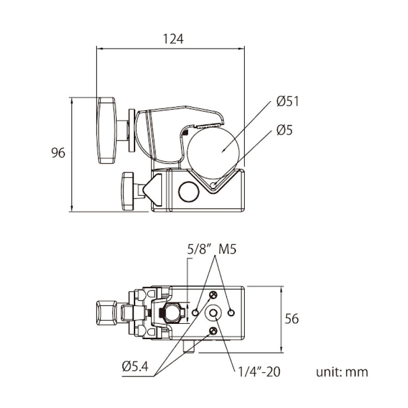 KUPO KCP-700GN Convi Clamp-Green держатель-зажим